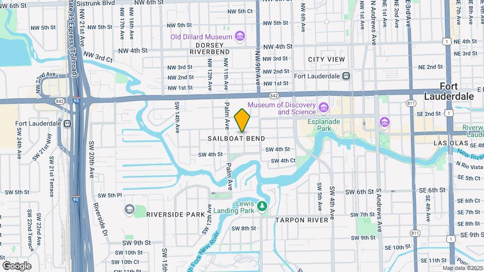 1001-1005 W Las Olas Blvd Map and Location Details