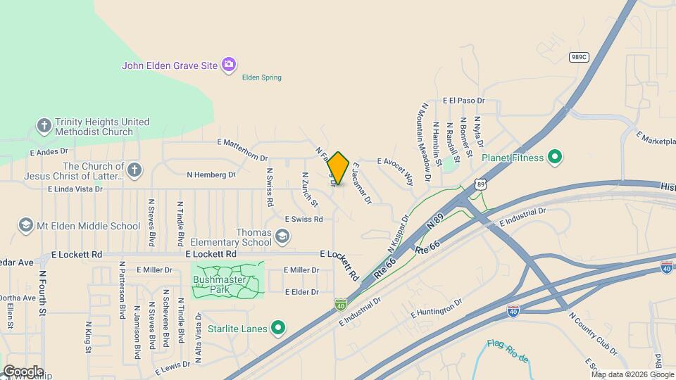 3345 E Ascona Way Map and Location Details