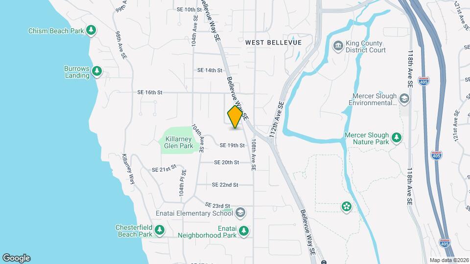 1815 107th Ave SE Mapa y Detalles de la Ubicación