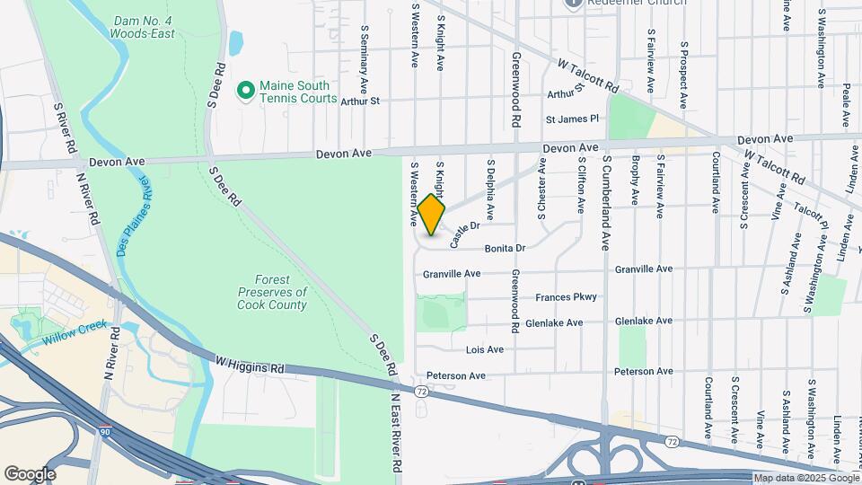1438 Bonita Dr Map and Location Details