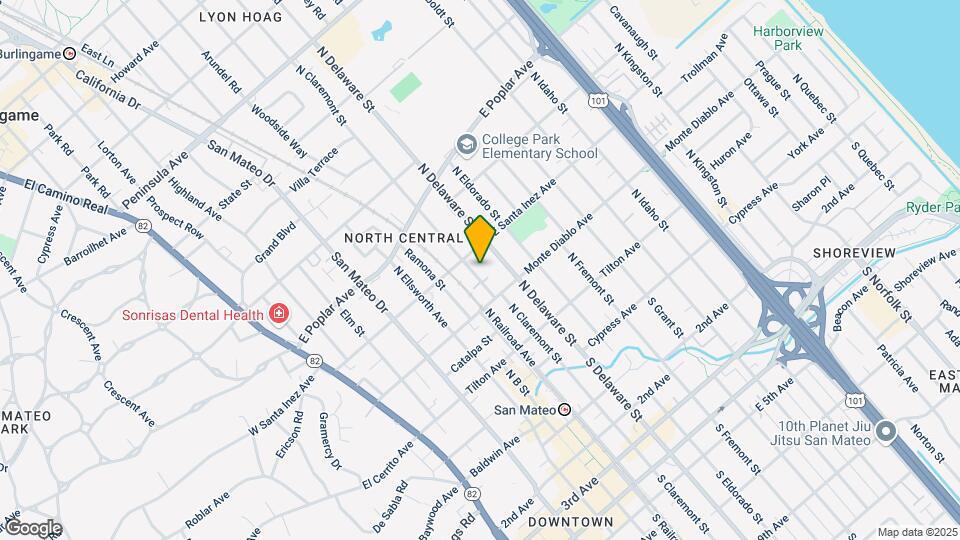 236 N Claremont St Mapa y Detalles de la Ubicación