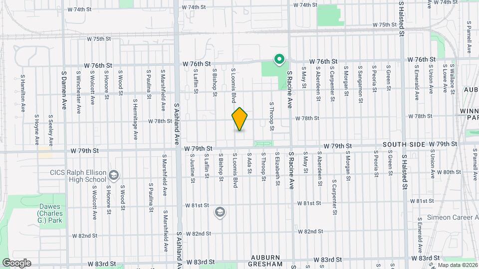 7831 S Loomis Blvd Mapa y Detalles de la Ubicación