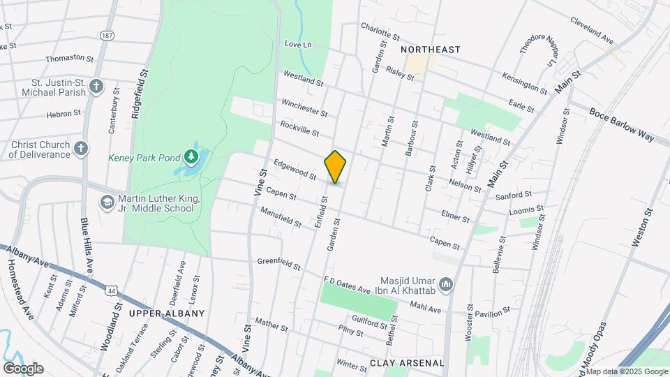 502 Edgewood St Map and Location Details