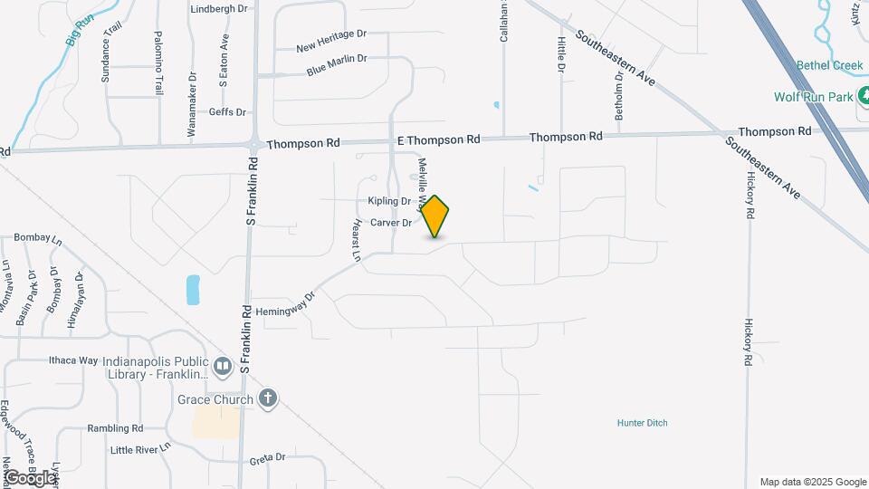 8858 Hemingway Dr Map and Location Details