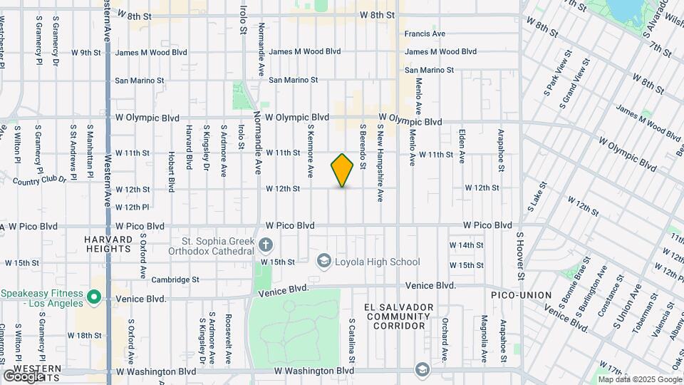 1203 S Catalina St Map and Location Details