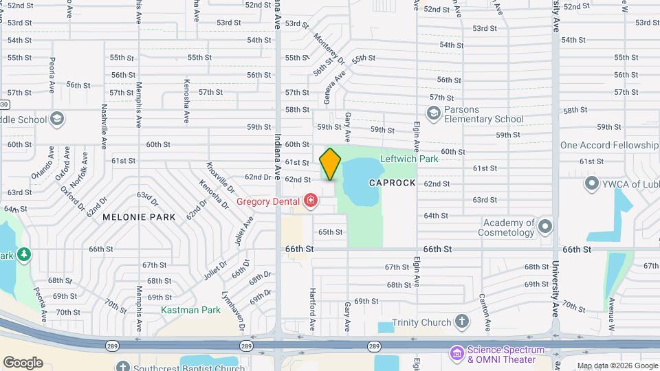 6206 Geneva Ave Map and Location Details