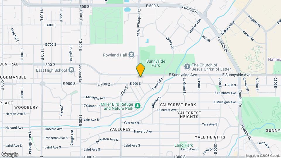 849 S Greenwood Ter Map and Location Details