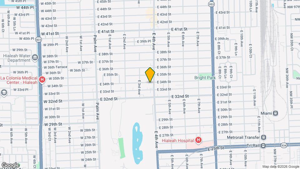 370 E 34th St Map and Location Details