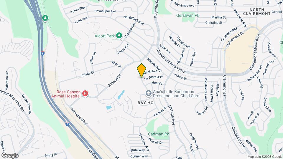4580 Jicarillo Ave Map and Location Details