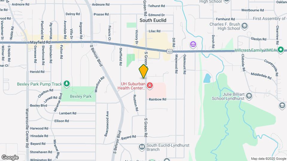 1594 S Green Rd Map and Location Details