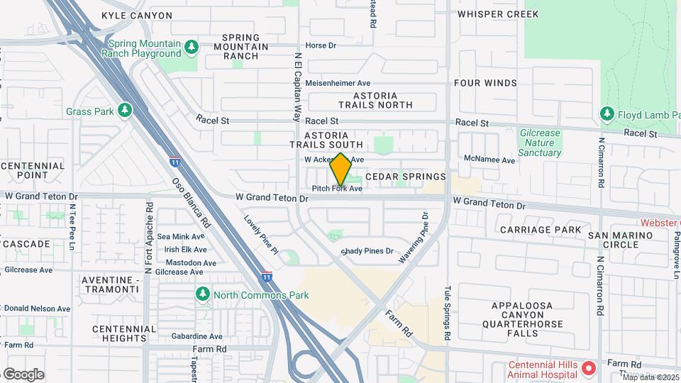 8657 Pitch Fork Ave Map and Location Details