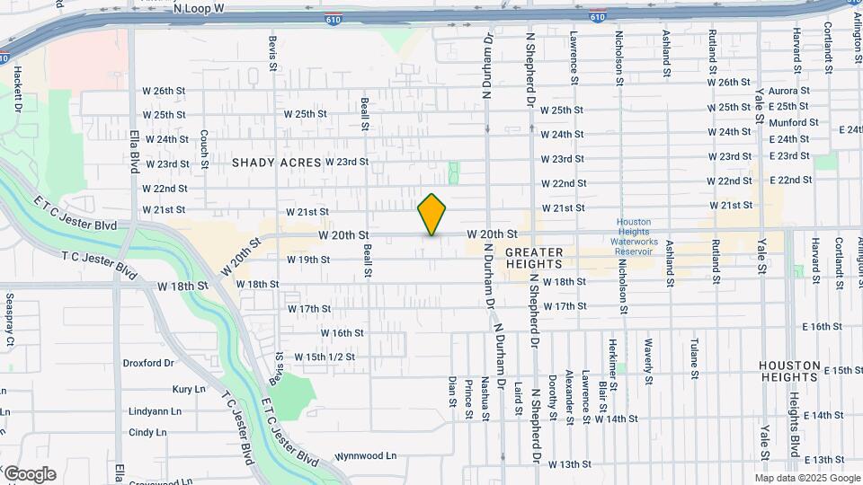 910 W 20th St Map and Location Details