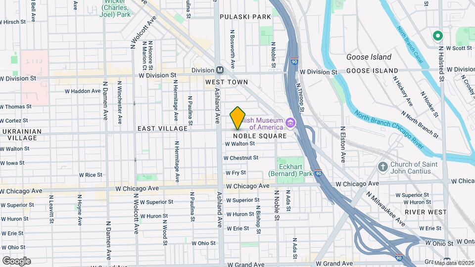1523 W Augusta Blvd Map and Location Details