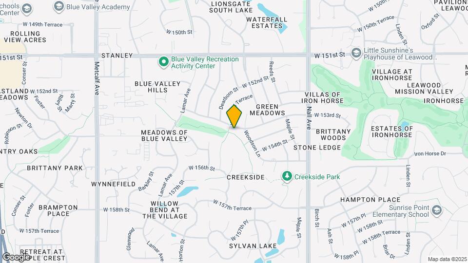 5933 W 153rd St Map and Location Details