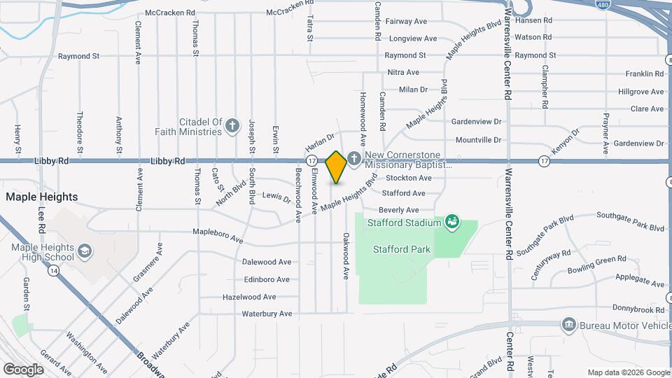 5341 Hollywood Ave Mapa y Detalles de la Ubicación