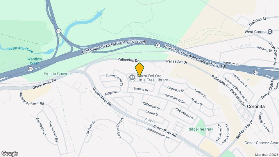 3370 Braemar Ln Map and Location Details