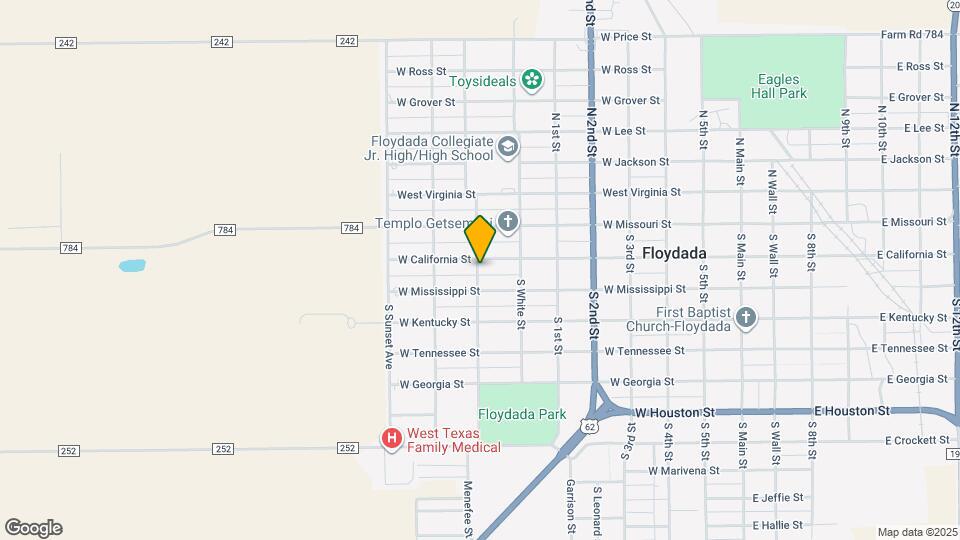 209 S Tree St Map and Location Details