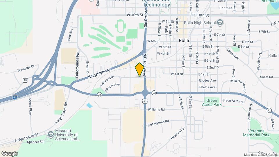 801 Black St Map and Location Details