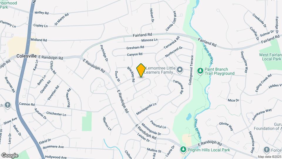 1200 Cabinwood Pl Map and Location Details