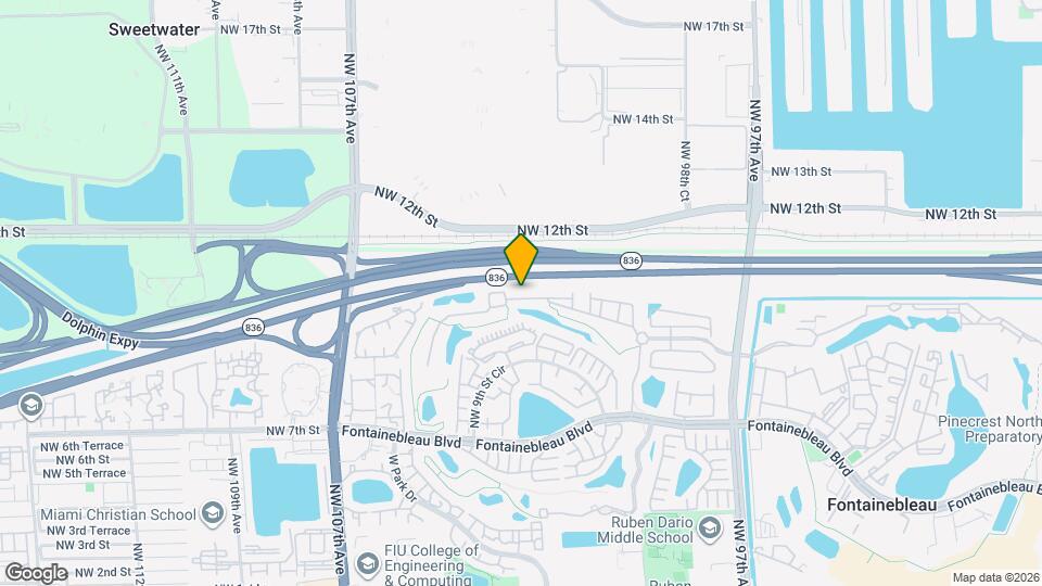10201 NW 10th St Map and Location Details
