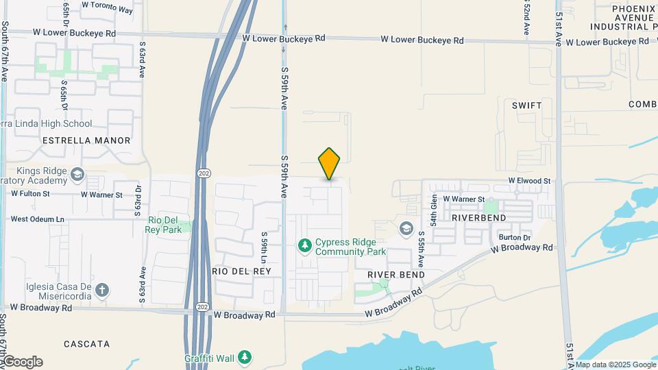 5744 W Raymond St Map and Location Details
