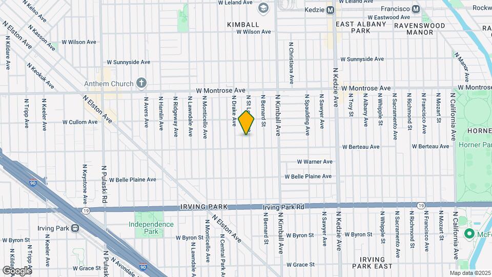 4220 N Saint Louis Ave Mapa y Detalles de la Ubicación