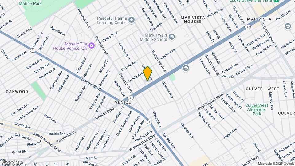 1407 Venice Blvd Map and Location Details