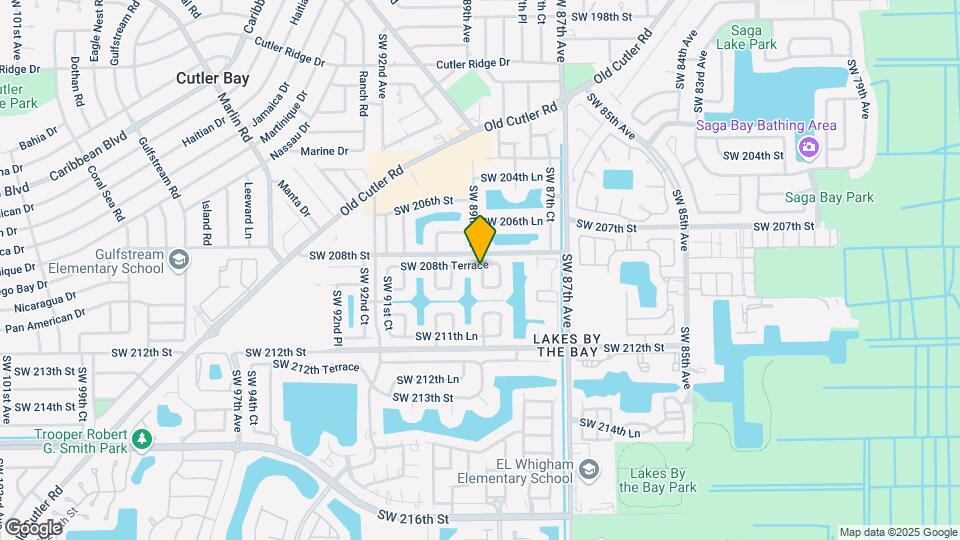 8872 SW 208th Terrace Map and Location Details