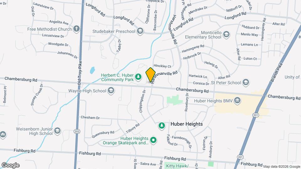 6509 Harshmanville Rd Map and Location Details