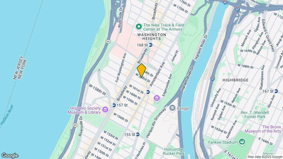 530 W 163rd St Map and Location Details