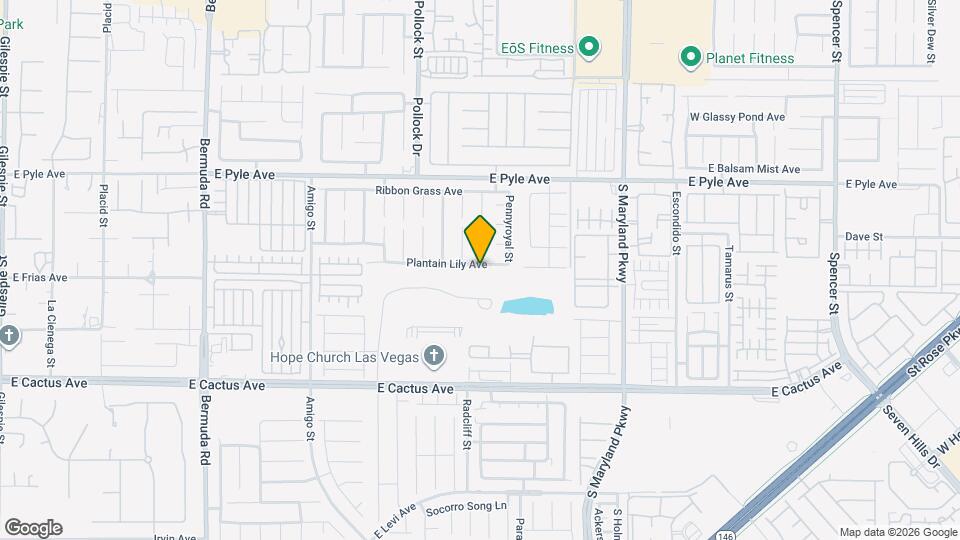 929 Plantain Lily Ave Map and Location Details