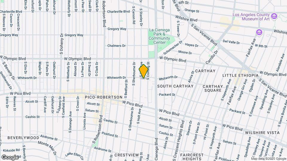 1108 S Holt Ave Mapa y Detalles de la Ubicación