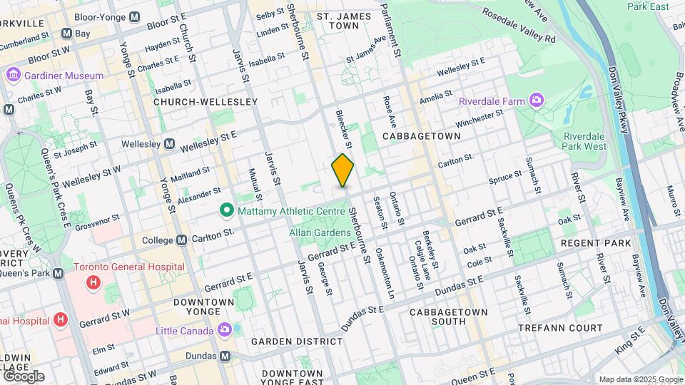 380 Sherbourne St Map and Location Details