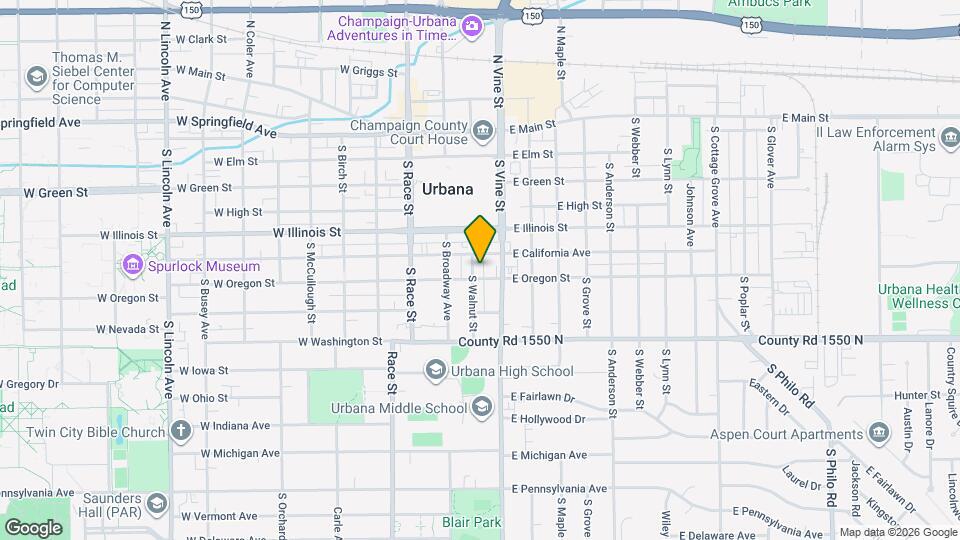 204 E Oregon St Map and Location Details