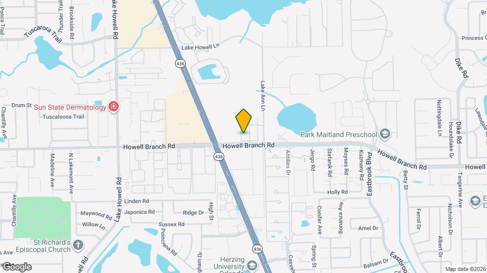 2605 Galliano Cir Map and Location Details