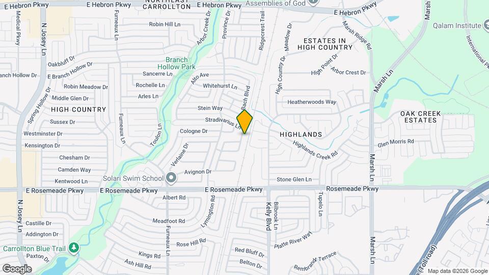 2141 Stradivarius Ln Map and Location Details