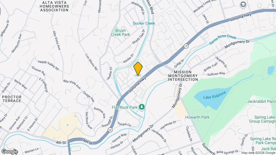 Sonoma Ivy Mapa y Detalles de la Ubicación