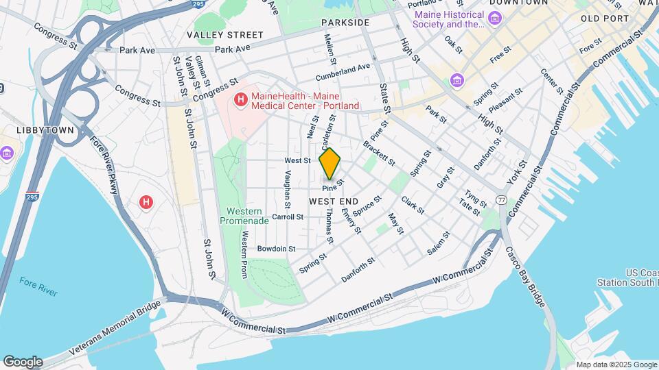 119 Pine St Mapa y Detalles de la Ubicación