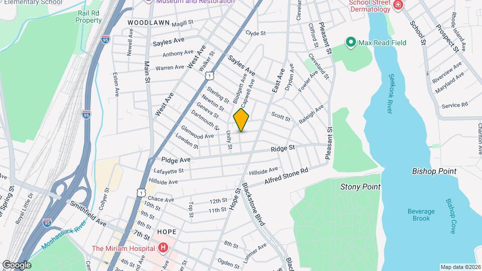 172 Glenwood Ave, Unit 2 Map and Location Details