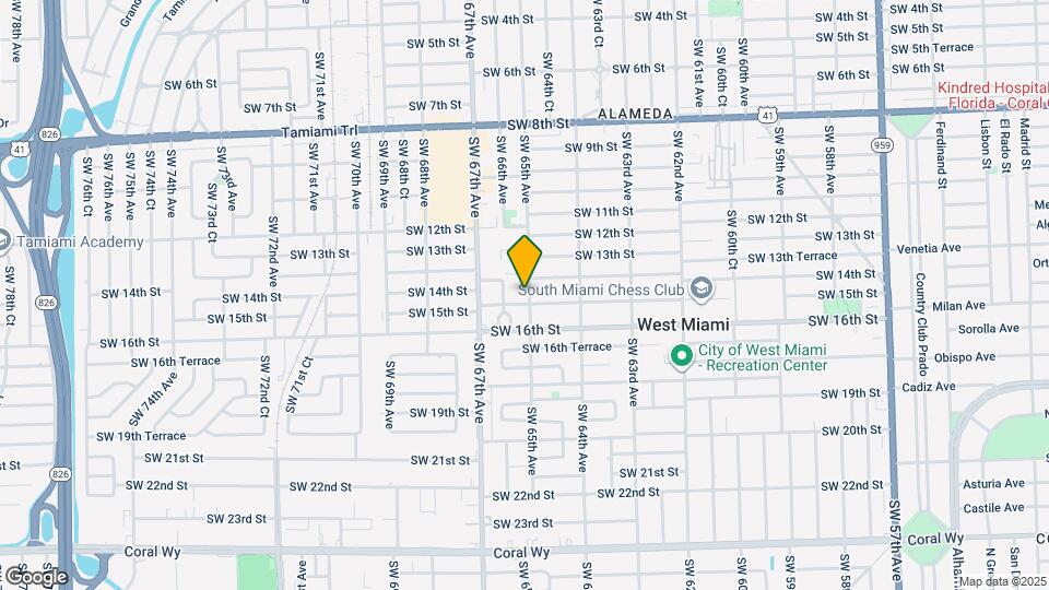 1456 SW 65th Ave Map and Location Details