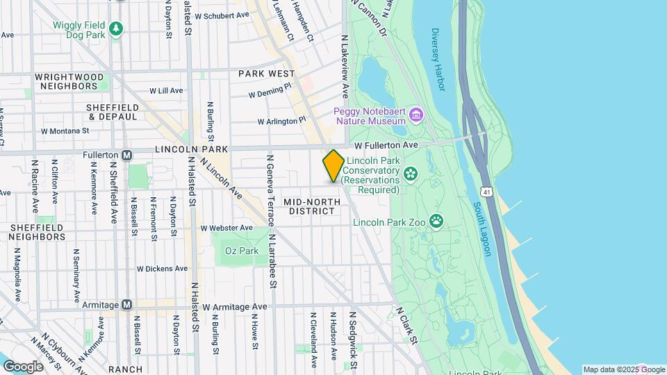 431 W Belden Ave Map and Location Details