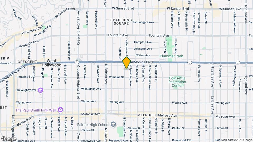 1026 Genessee Ave Map and Location Details