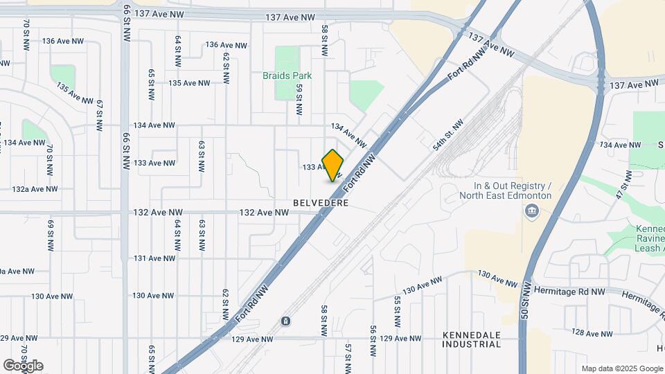 5715-5133 133 Ave NW Map and Location Details