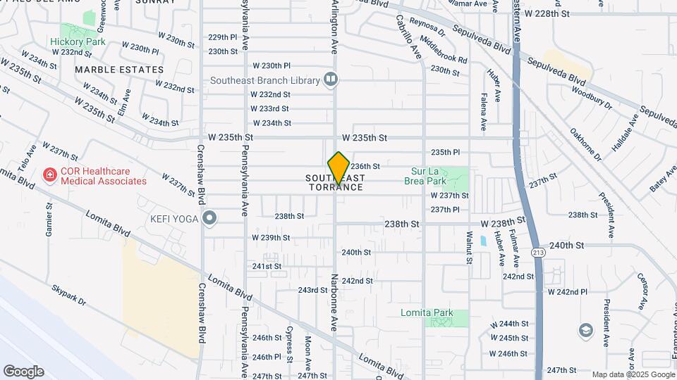2173 W 237th St Map and Location Details