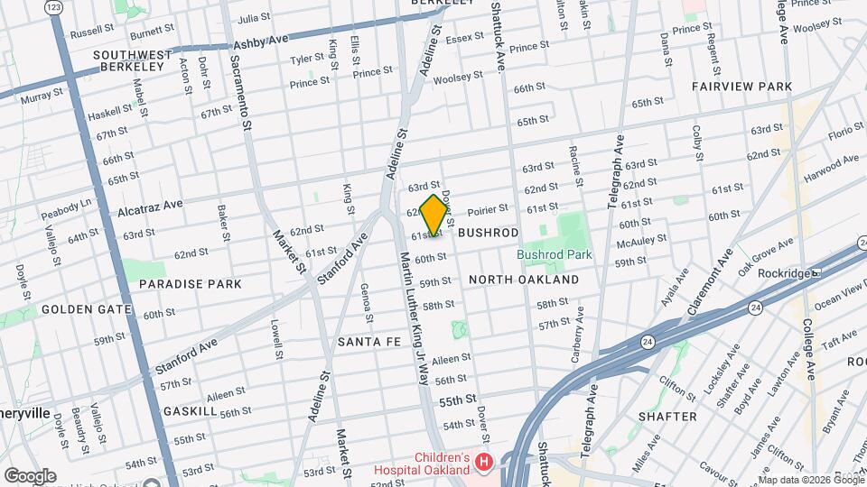 739 61st St Map and Location Details