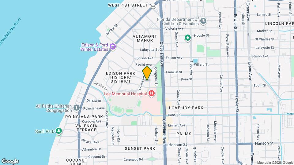 2552 Columbus St Map and Location Details