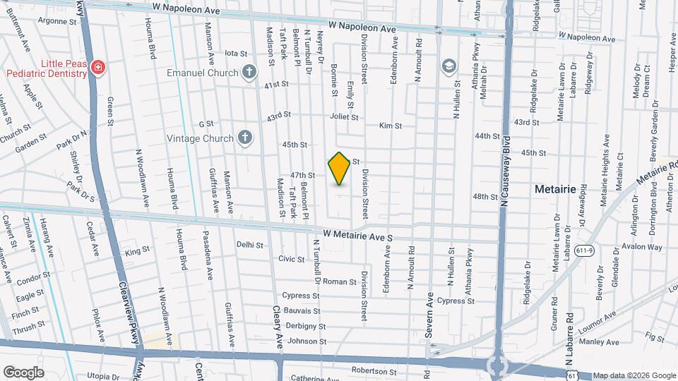 3713 Bixler St Map and Location Details