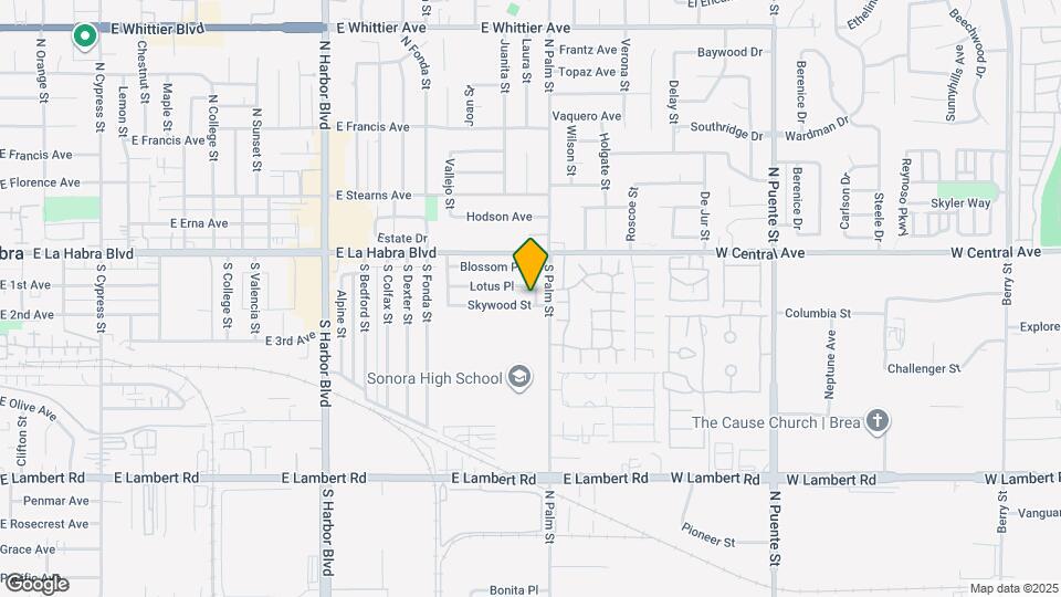 1825 Skywood St Map and Location Details