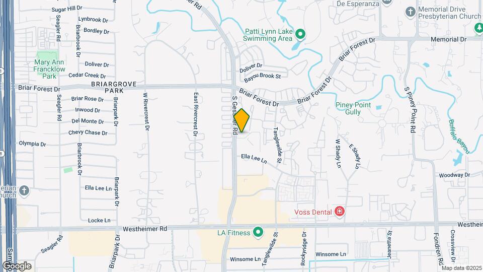 2033 S Gessner Rd Map and Location Details