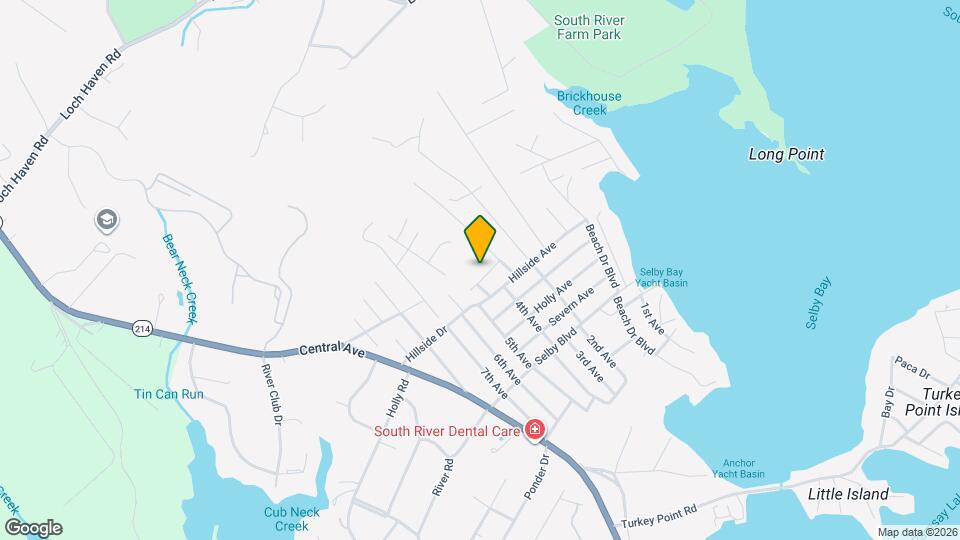 856 Bayview Dr Map and Location Details